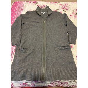 Ellie Ribbed Zip-Up Sweater